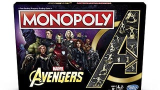 Monopoly: Marvel Avengers Edition Board Game for Ages 8...