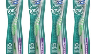 Tom's of Maine Whole Care Toothbrush, Soft, 4-Pack (Packaging...
