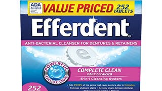 Efferdent Denture Cleanser Tablets, Complete Clean, Tablets,...