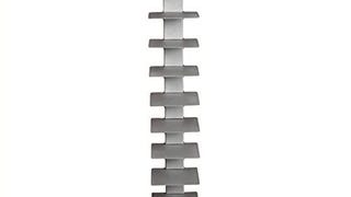 SEI Furniture 11- shelf Metal Spine Book Tower,
