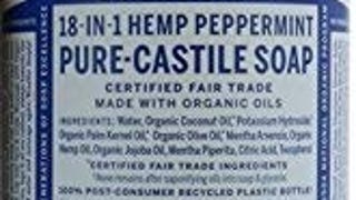 Dr. Bronner Hemp Peppermint Pure Castile Oil Made With...
