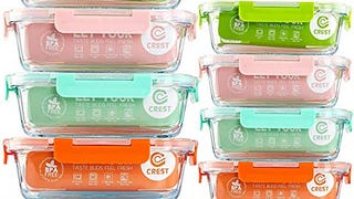 [10-Pack] Glass Food Storage Containers (A Set of Five...