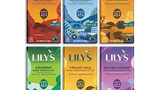 Lily's Chocolate Variety 6 Pack | Made with Stevia, No...