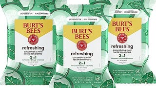 Burt's Bees Face Wipes, Makeup Remover Facial Cleansing...