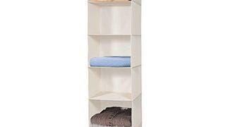 MaidMAX 6 Shelf Hanging Closet Organizer Storage Collapsible...