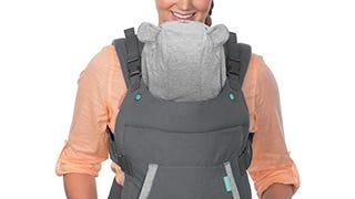 Infantino Cuddle Up Carrier - Ergonomic Bear-Themed face-...