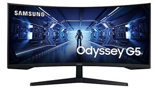 SAMSUNG 34-Inch Odyssey G5 Ultra-Wide Gaming Monitor with...