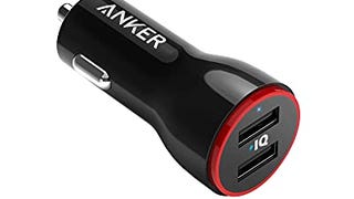 Anker 24W Dual USB Car Charger, PowerDrive 2 for iPhone...