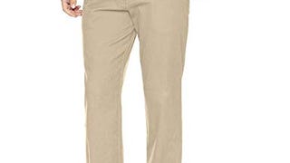 Amazon Essentials Men's Relaxed-Fit Casual Stretch, Khaki,...