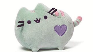 GUND Pusheen Heart Pastel Cat Plush Stuffed Animal, Green,...