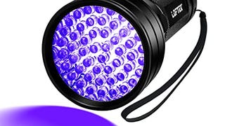 LOFTEK UV Flashlight Black Light, 51 LED 395 nm Blacklight...