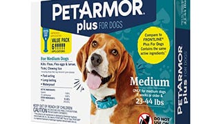 PETARMOR Plus for Dogs Flea and Tick Prevention for Dogs,...