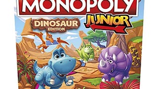 Monopoly Junior Dinosaur Edition Board Game, Kids Board...