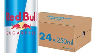 Red Bull Energy Drink Sugar Free 24 Pack of 8.4 Fl Oz,...