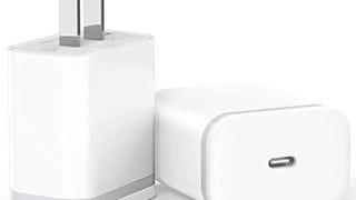 iPhone 14 13 12 11 USB C Wall Charger, 20W 2-Pack Charging...