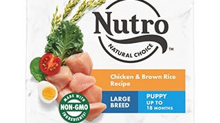 NUTRO NATURAL CHOICE Large Breed Puppy Dry Dog Food, Chicken...