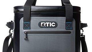 RTIC Soft Cooler 30, Blue/Grey, Insulated Bag, Leak Proof...