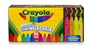 Crayola Sidewalk Chalk, Washable, Outdoor, Gifts for Kids,...