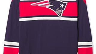 OTS NFL New England Patriots Men's Wisner Long Sleeve Crew...