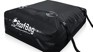 RoofBag Rooftop Cargo Bag Fits Medium and Large Cars with...