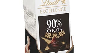 Lindt Excellence Bar, 90% Cocoa Supreme Dark Chocolate,...