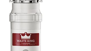 Waste King L-111 Garbage Disposal with Power Cord, 1/3...