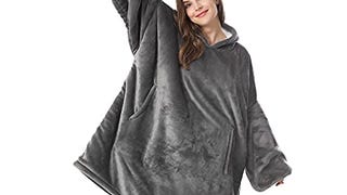 Venustas Wearable Blanket Hoodie, Oversized Sherpa Hooded...