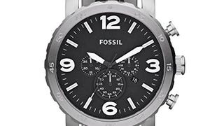 Fossil Men's Nate Quartz Stainless Steel Chronograph Watch,...