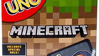 UNO Minecraft Card Game Videogame-Themed Collectors Deck...