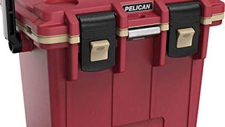 Pelican Elite 20 QT Cooler (Canyon Red/Coyote)