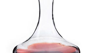 Wine Decanter, Wuudi Decanter Carafe Hand-Blown Crystal...