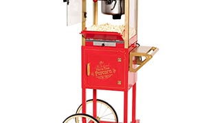 Nostalgia Popcorn Maker Professional Cart, 8 Oz Kettle...