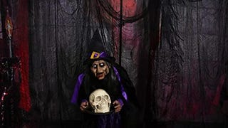 Unomor Black Creepy Cloth, Spooky Halloween Decorations...