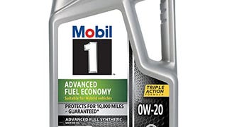 Mobil 1 Advanced Fuel Economy Full Synthetic Motor Oil...