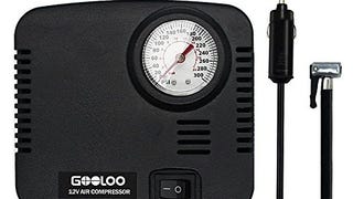 GOOLOO DC 12V Portable Air Compressor - 300 PSI Tire Inflator...