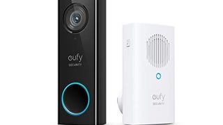 eufy Security, Wi-Fi Video Doorbell, 2K Resolution, No...