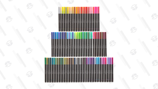 KingArt PRO Twin-Tip 96-Color Marker Set with 8"x10" 60 Sheet Mixed Media Pad