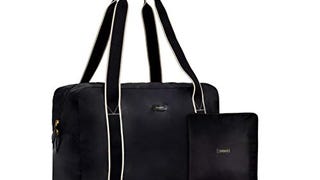 Paravel Foldable Travel Duffle Bag | Derby Black | Lightweight...