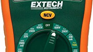 Extech EX310 Manual Ranging Mini Multimeter with Battery...