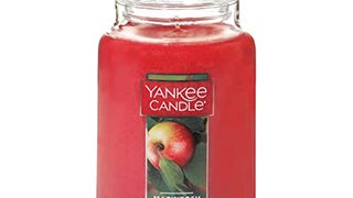 Yankee Candle Macintosh Scented, Classic 22oz Large Jar...