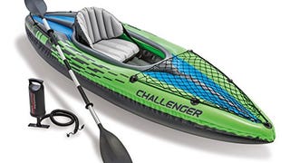 Intex Challenger K1 Kayak, 1-Person Inflatable Kayak Set...