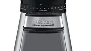 Cuisinart Programmable Conical Burr Mill, Stainless Steel,...