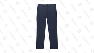Navy Straight Fit Stretch Bowie Chino