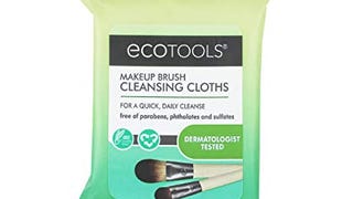 EcoTools Makeup Brush Cleansing Cloths, 25 Count - Quick...
