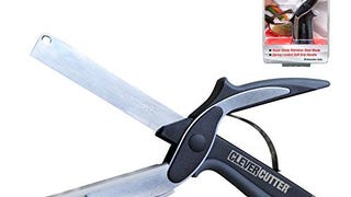 Clever Cutter 2-in-1 Knife & Cutting Board- Quickly Chops...