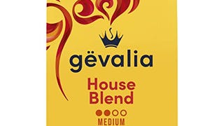Gevalia House Blend Medium Roast Ground Coffee (20 oz Bag)...