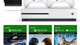 Xbox One S 500GB Console + Play & Charge Kit + Xbox White...