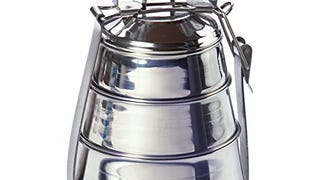 Rome 3-tier Belly Tiffin - stainless steel, One Size,...
