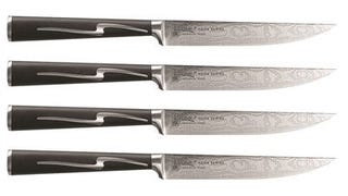 Ginsu Marquee Steak Knife Set, Black (4-Piece)