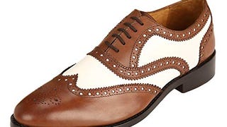 DLT Men's Genuine Italian Leather with Leather Sole English...